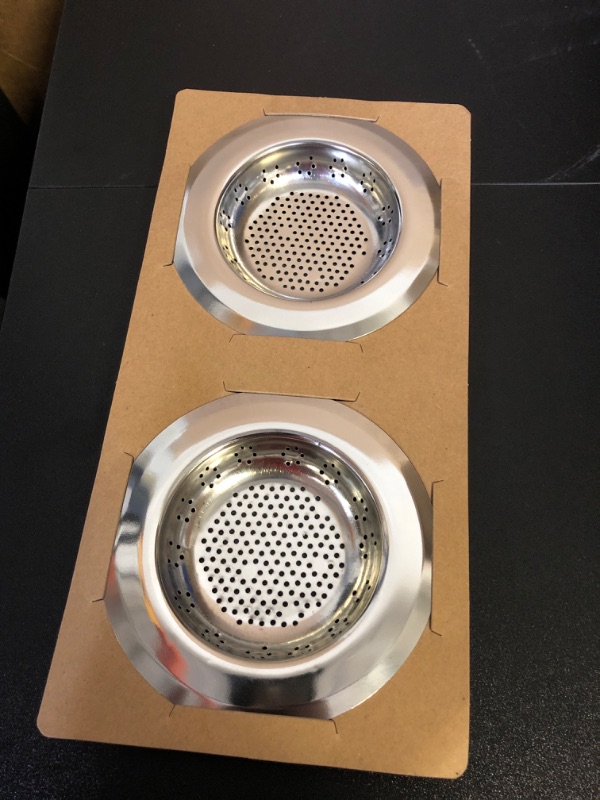 Photo 2 of 2Pcs Kitchen Sink Strainer, 4.5in Sink Drain Strainer, Sink Drain Basket, Food Catcher for Kitchen Sink