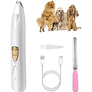 Photo 1 of Da ba wang Electric Dog Paw Trimmer, Dog Clippers with LED Light, USB Rechargeable Professional Dog Grooming Kit