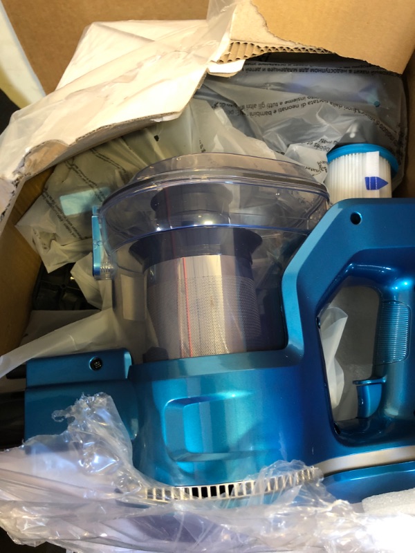 Photo 2 of Inses62 Cordless Vacuum Cleraner -Blue