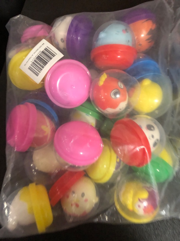 Photo 2 of Babylian 24 Party Favors Filled with Slow Rise Squishy Toys,Great for Surprise Egg Hunt Event, Easter Egg Party, Birthday Goodie Bag Stuffers,Kids Classroom Prizes