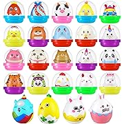 Photo 1 of Babylian 24 Party Favors Filled with Slow Rise Squishy Toys,Great for Surprise Egg Hunt Event, Easter Egg Party, Birthday Goodie Bag Stuffers,Kids Classroom Prizes