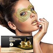 Photo 1 of 24k Gold Eye Masks, Under Eye Patches Honeycomb Eye Treatment Mask for Dark Circles and Puffiness, Eye Care Pads Skincare Reduce Puffy Wrinkles Eye Patch Gift