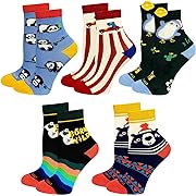 Photo 1 of 10C Artfasion Kids Socks Cotton Boys and Girls Animal Ankle Socks Crew Seamless Socks