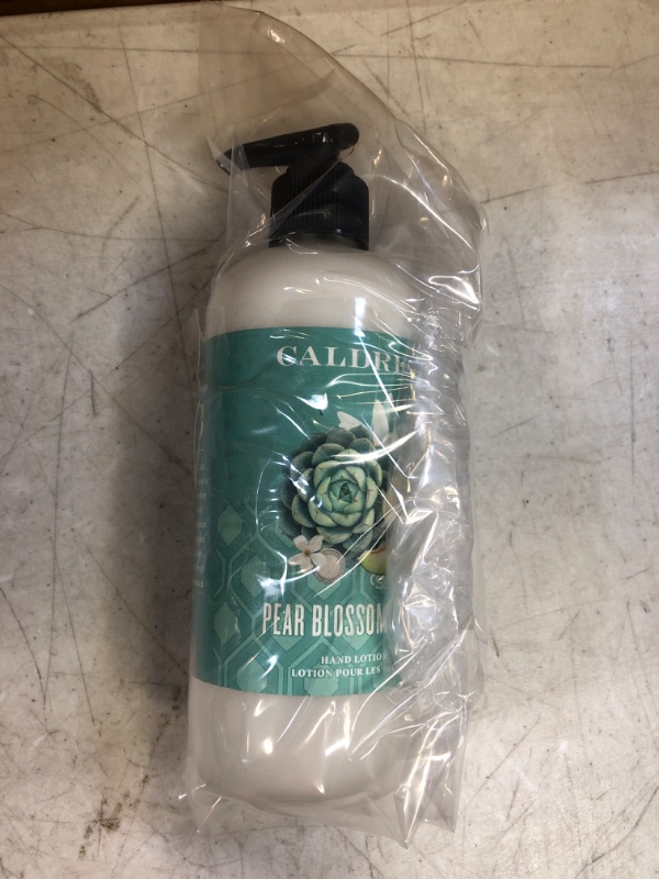 Photo 2 of Caldrea Hand Lotion, For Dry Hands, Made with Shea Butter, Aloe Vera, and Glycerin and Other Thoughtfully Chosen Ingredients, Pear Blossom Agave Scent, 10.8 oz 10.8 Fl Oz (Pack of 1)