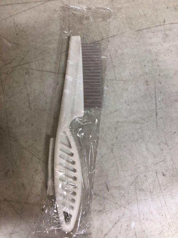 Photo 2 of Professional Stainless Steel Detangling Pet Comb for Dogs and Cats - Your Go-To Grooming Solution! Sided Pet Hair