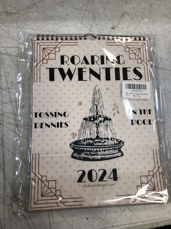 Photo 2 of 2024 Lyric Calendar TS Roaring Twenties Taylor Calendar,12 Month Calendar Planner,