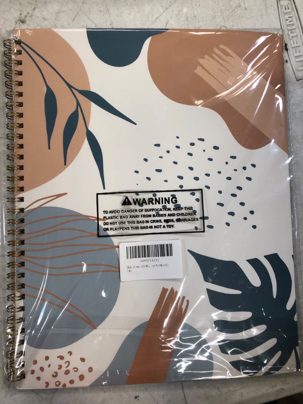 Photo 2 of Planner 2024 Monthly Planner -Jan.2024 To Dec. 2024, 8.9" X 11",12-Months Planner With Monthly Tabs, Twin-Wire Biding, Holidays, Notes Pages, Back Pocket - Monstera deliciosa 60 Pages