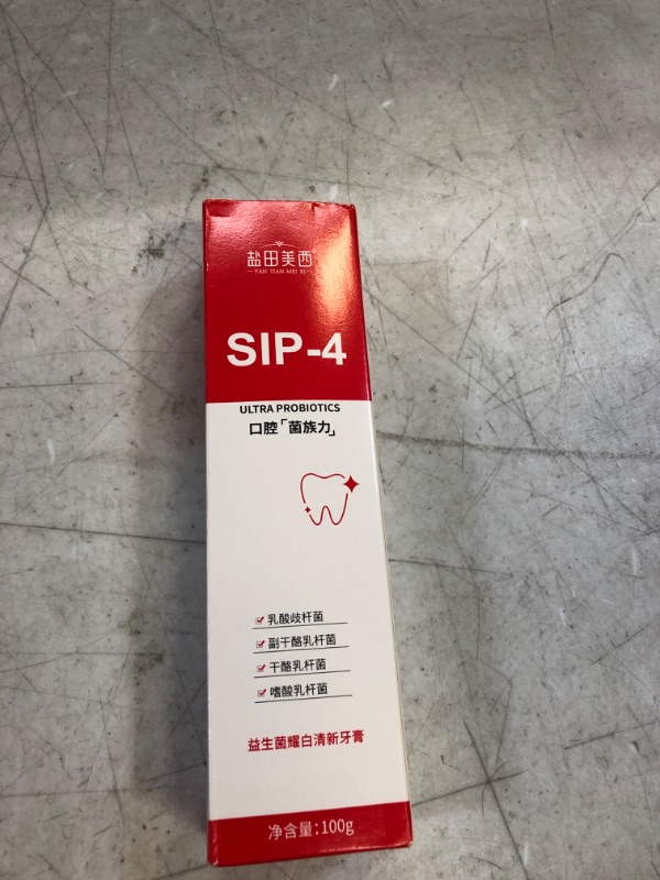 Photo 2 of 1pcs Yayashi-S Sp-4 Probiotics,Toothpaste Fresh Breath Toothpaste, Stain Removing Toothpaste