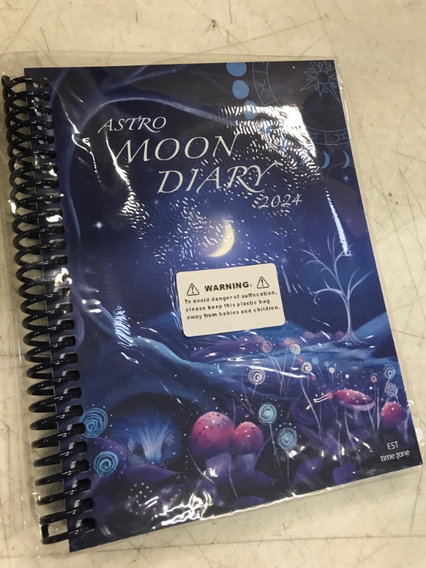 Photo 2 of MOON DIARY 2024 Datebook Calendar Personal Organiser (EST - Eastern Time)