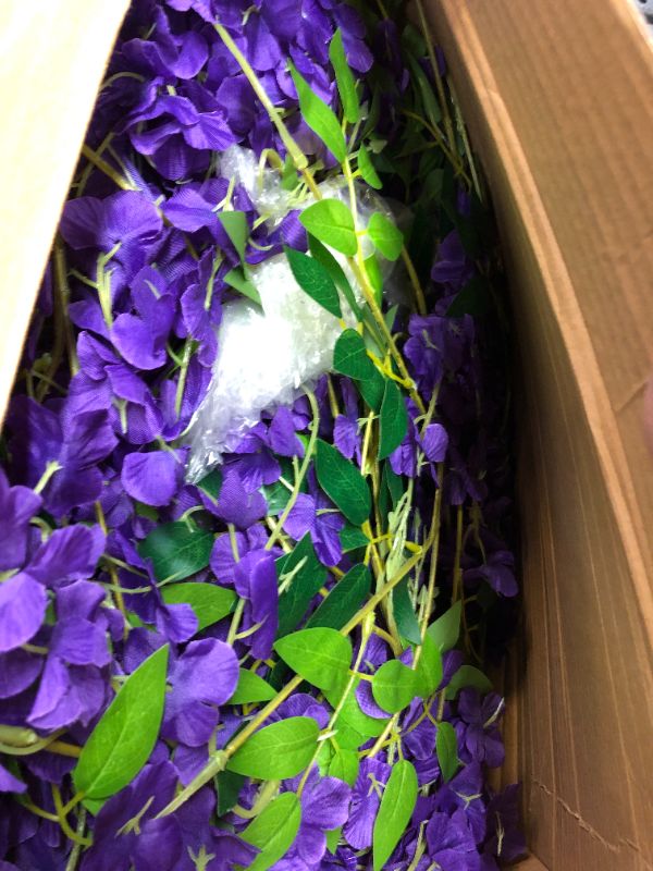 Photo 1 of ARTIFICIAL FLOWERS FOR DECOR PURPLE 