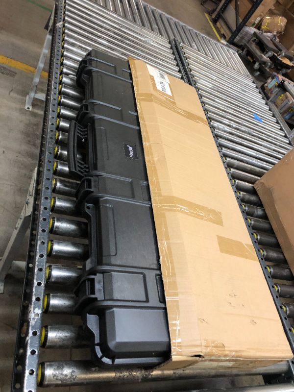 Photo 1 of Merdia All Weather Precision Hard Rifle Case Waterproof Ultra Protective Case with Precut Intensive Foam Gun Case 47.24"-Black