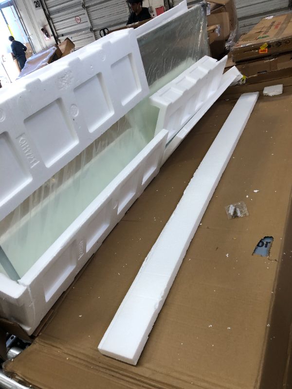 Photo 1 of 63x22inch led mirror - missing power cord 
