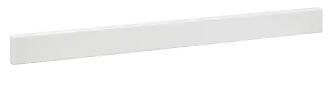 Photo 1 of 30.5 in. W Cultured Marble Vanity Backsplash in White

