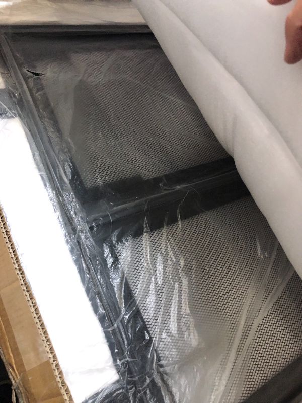 View 3 of Fireplace Glass Door Fireplace Screen Fire Spark Guard Magnetic Doors Masonry Fireplace with Fireplace Cover 39" W x 32" H
