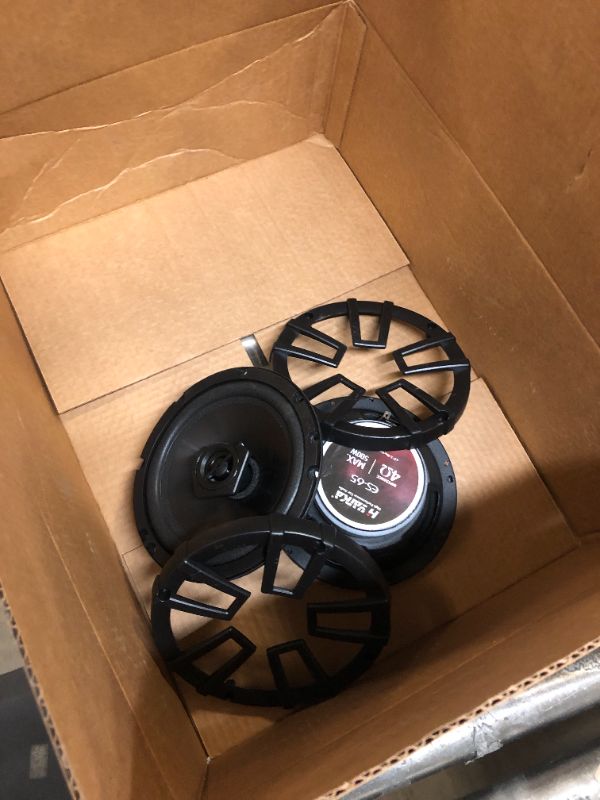 Photo 2 of H YANKA 6.5 Car Speakers, Full Range Stereo 500 Watt Max 2-Way Coaxial Car Audio Speakers, Professional Car Door Speakers, Sound Stereo and no Distortion, Y30 Magnet Woofer and NdFeB Tweeter (1 Pair)