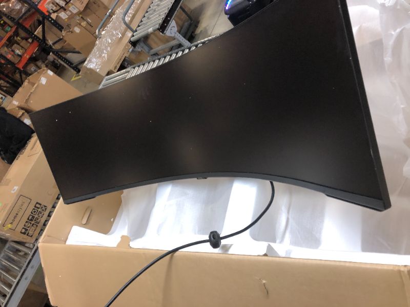 Photo 2 of ##Sold as Parts only##
##Sold as Parts only##
Samsung - 57" Odyssey Neo G9 Dual 4K UHD Quantum Mini-LED 240Hz 1ms HDR 1000 
Curved Gaming Monitor (HDMI 2.1, DP 2.1, USB 3.0) - Black
