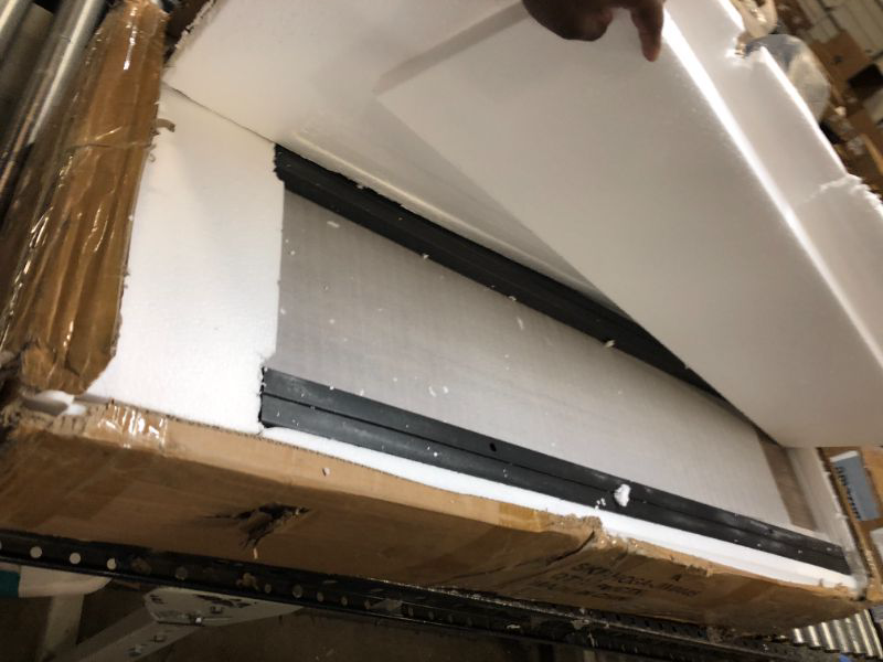 Photo 1 of TV Stand, Grey/Black