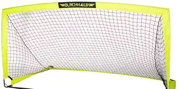 Photo 1 of 12 ft. x 6 ft. Blackhawk Portable Soccer Goal
