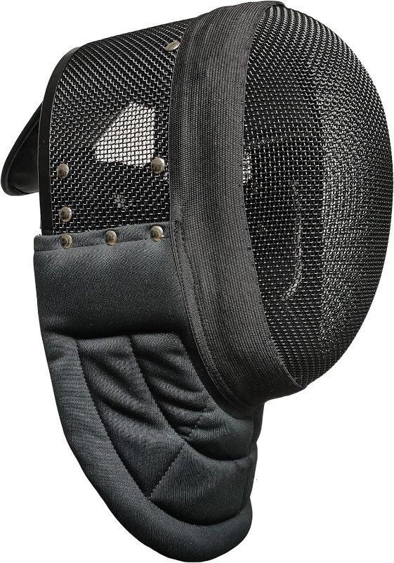 Photo 1 of ASAki Hema Fencing Mask with 350N Stab-Proof Fabric,CE350N,Hema Gear with Full Coverage Lining(Removable and Washable).for Sword Sparring
