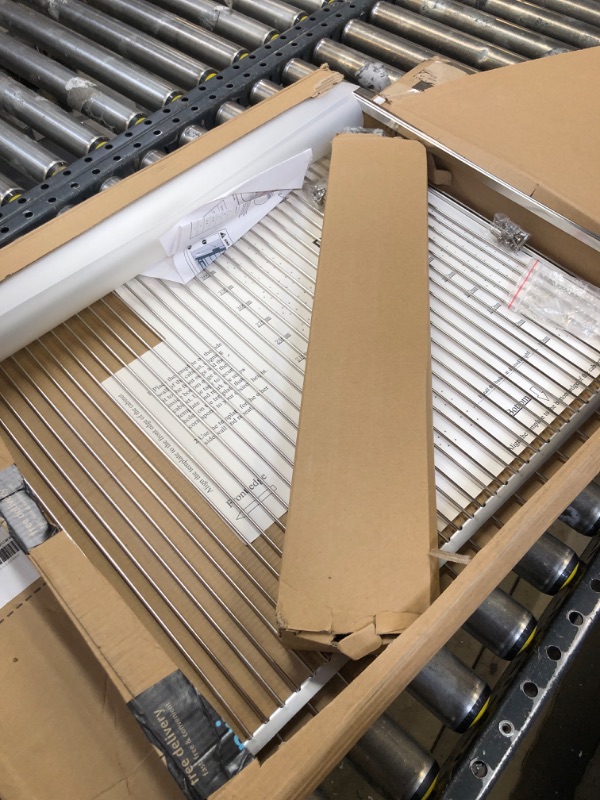 Photo 1 of Slideep Expandable Slide Out Drawer, Large Pull Out Cabinet Organizer Pantry Shelves Storage Basket for Kitchen, Under Sink, Wardrobe, Chrome 1PACK XL(22.7''-39.8''W x 22''D)