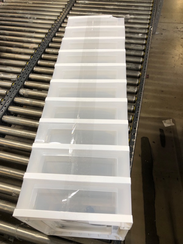 Photo 1 of Plastic Rolling Storage Drawer Cart, 10 drawers