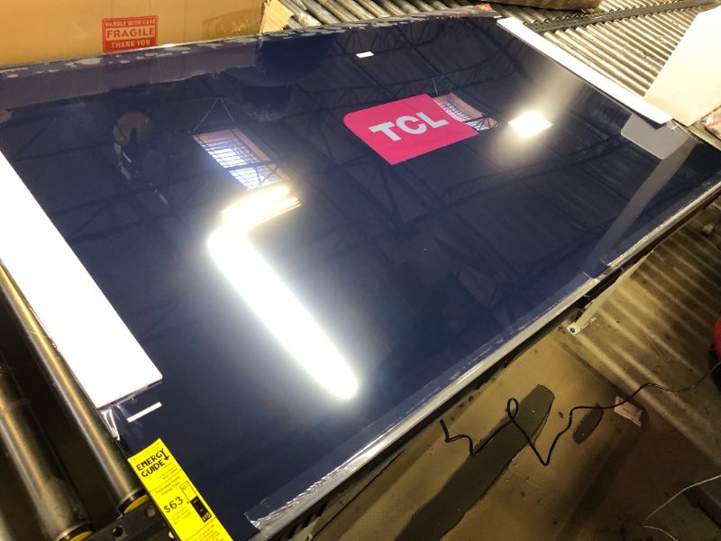 Photo 1 of TCL 75-Inch Q6 QLED 4K Smart TV with Google (75Q650G, 2023 Model) Dolby Vision, Atmos, HDR Pro+, Game Accelerator Enhanced Gaming, Voice Remote, Works Alexa, Streaming UHD Television
