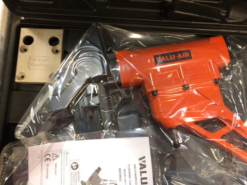 Photo 2 of Valu-Air 9800RC 3-in-1 Flooring Cleat Nailer and Stapler for 16-Gauge T & L Cleats and 15.5-Gauge Flooring Staples from 1-1/2” to 2”