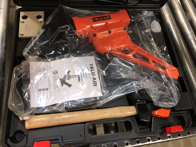 Photo 4 of Valu-Air 9800RC 3-in-1 Flooring Cleat Nailer and Stapler for 16-Gauge T & L Cleats and 15.5-Gauge Flooring Staples from 1-1/2” to 2”