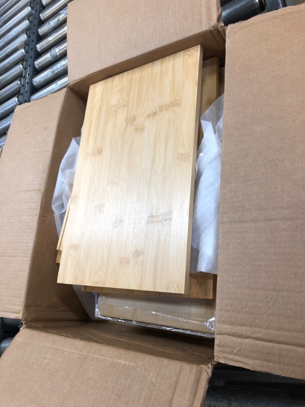 Photo 1 of AMBIRD Bamboo Bread Box keep The Bread Fresh For Kitchen Counter-Large Capacity Wooden Bread Storage Container Farmhouse Bread Box with Window Bread Holder
