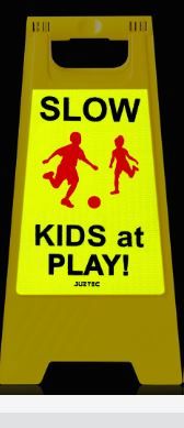 Photo 1 of Kids at Play Signs For Street Children at Play Safety Signs For Street Slow Down Signs Kids Playing Reflective Caution Sign