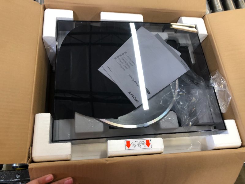 Photo 1 of Sony PS-LX310BT Belt Drive Turntable: Fully Automatic Wireless Vinyl Record Player with Bluetooth and USB Output Black