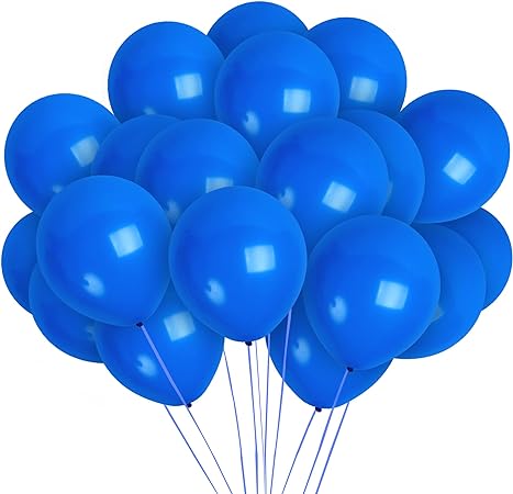 Photo 1 of 36 pcs--Treasures Gifted Matte Royal Blue Balloons - Premium Navy Blue Balloons - Blue Balloons 12 Inch - Blue Latex Balloons - Large Navy Balloons - Dark Blue Balloons - Blue Balloons 36 Kit
