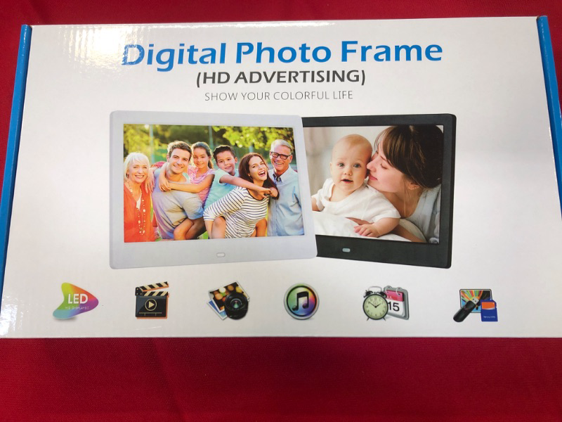 Photo 2 of 10.1 Inch Digital Picture Frame, 1280x800 HD IPS Screen Photo Frame Electronic, Smart Photo Frame 