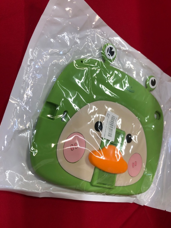 Photo 1 of 3D Cute Frog Duck Case for iPad Air 5th/Air 4th Generation Case 10.9 inch 2022/2020,Kawaii Cartoon Kids Teens Boys Girls Women Green Frog Duck Soft Silicone Case with Kickstand Frog Duck iPad Air 5th/Air 4th 10.9 inch 2022/2020