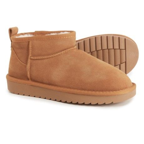 Photo 1 of Hip Ultra Short Boots - Suede (for Women) - Chesnut (11 )
