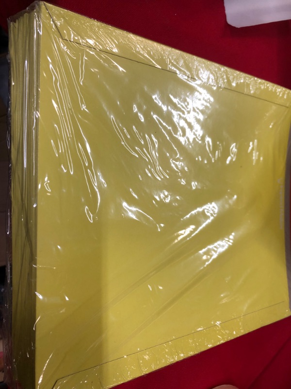 Photo 2 of Paperboard Mailers 9.5x11" - Yellow Document Mailers - 25 Pack - Document Envelopes - Paper Mailing Envelopes - Cardboard Envelope Mailers - Cardboard Envelopes - Cardboard Mailers 9.5x11" - 25 Pack Yellow