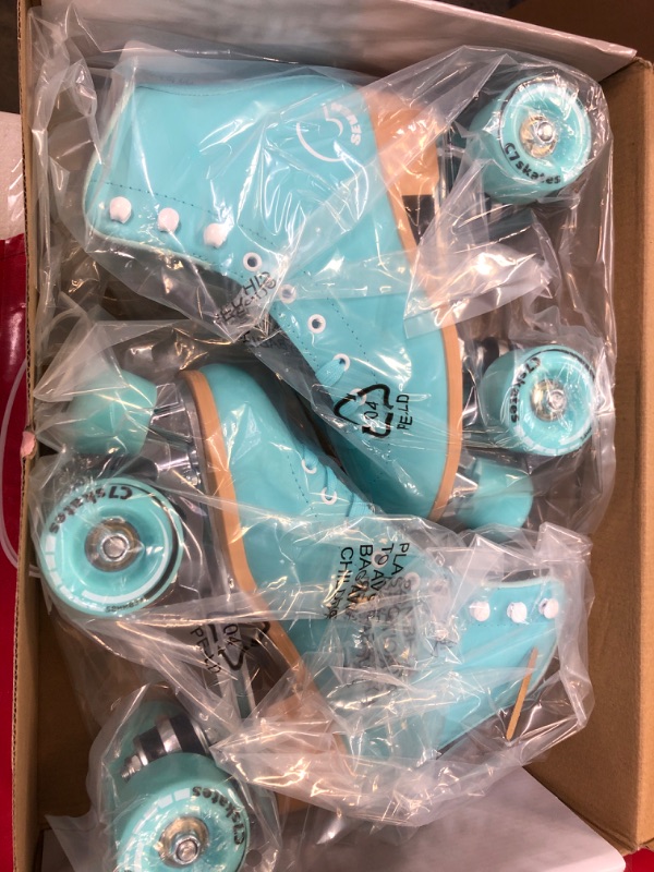 Photo 2 of C SEVEN C7skates Cute Roller Skates for Girls and Adults Aquamarine Women's 5 / Youth 4