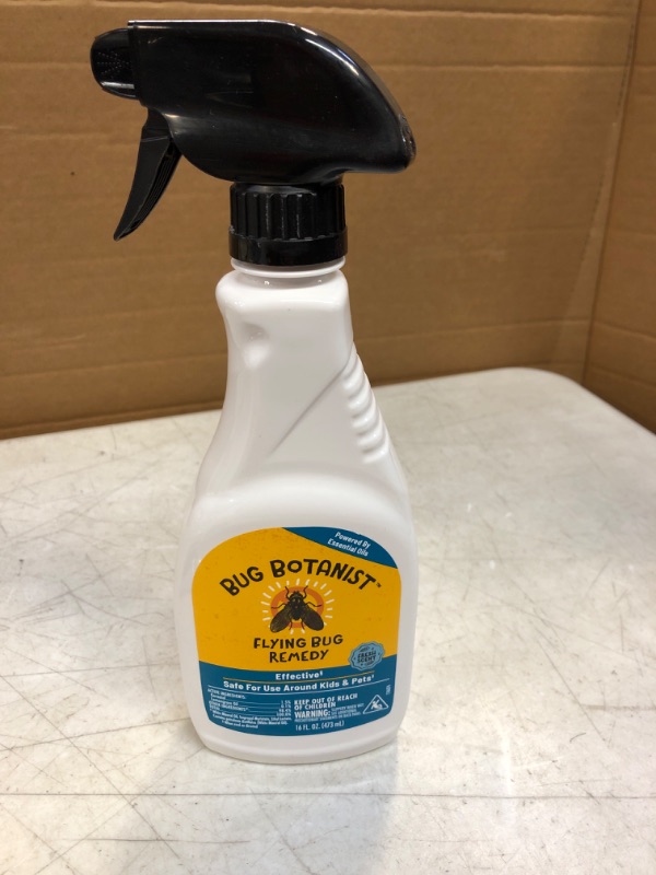 Photo 2 of Bug Botanist Flying Bug Remedy: Plant Powered Bug Spray with Essential Oils, Family & Pet Friendly, Indoor & Outdoor Use, 16oz Bottle