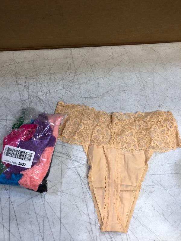 Photo 1 of 6PACK Lace Cotton Thong