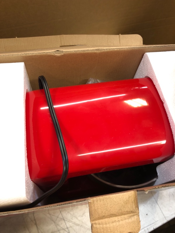 Photo 1 of Stand Mixer, Kitchen in the box 3.2Qt Small Electric Food Mixer,6 Speeds Portable Lightweight Kitchen Mixer for Daily Use with Egg Whisk,Dough Hook,Flat Beater (Red)