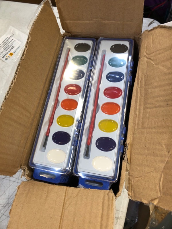 Photo 1 of 24pk Water Colors Set