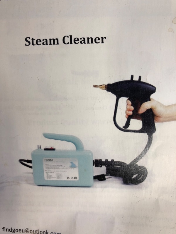 Photo 1 of FoundGo Steam Cleaner