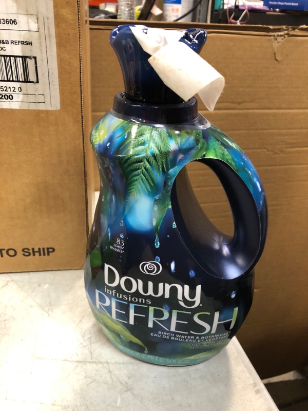 Photo 2 of Downy Infusions Laundry Fabric Softener Liquid, Refresh, Birch Water & Botanicals, 56 Fl Oz