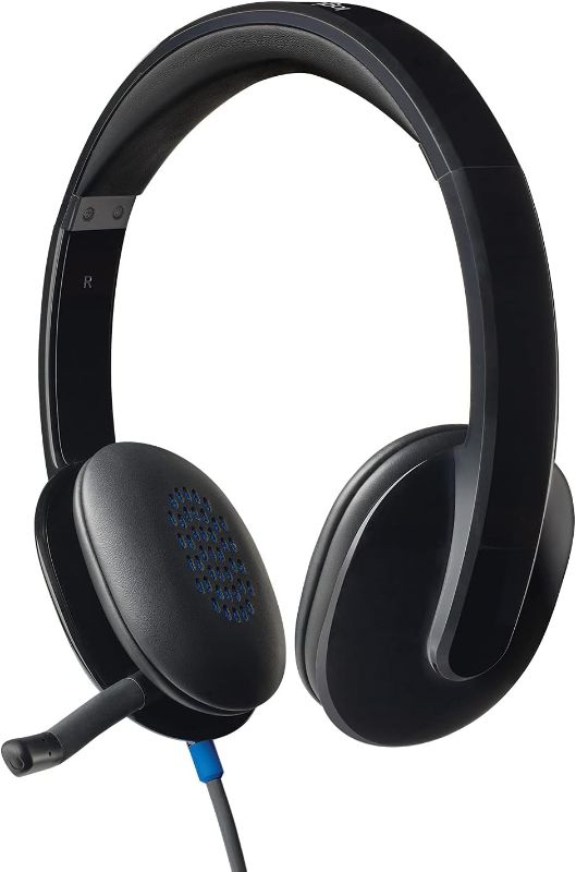 Photo 1 of 
Logitech High-performance USB Headset H540 for Windows and Mac, Skype Certified, Black, 2.3