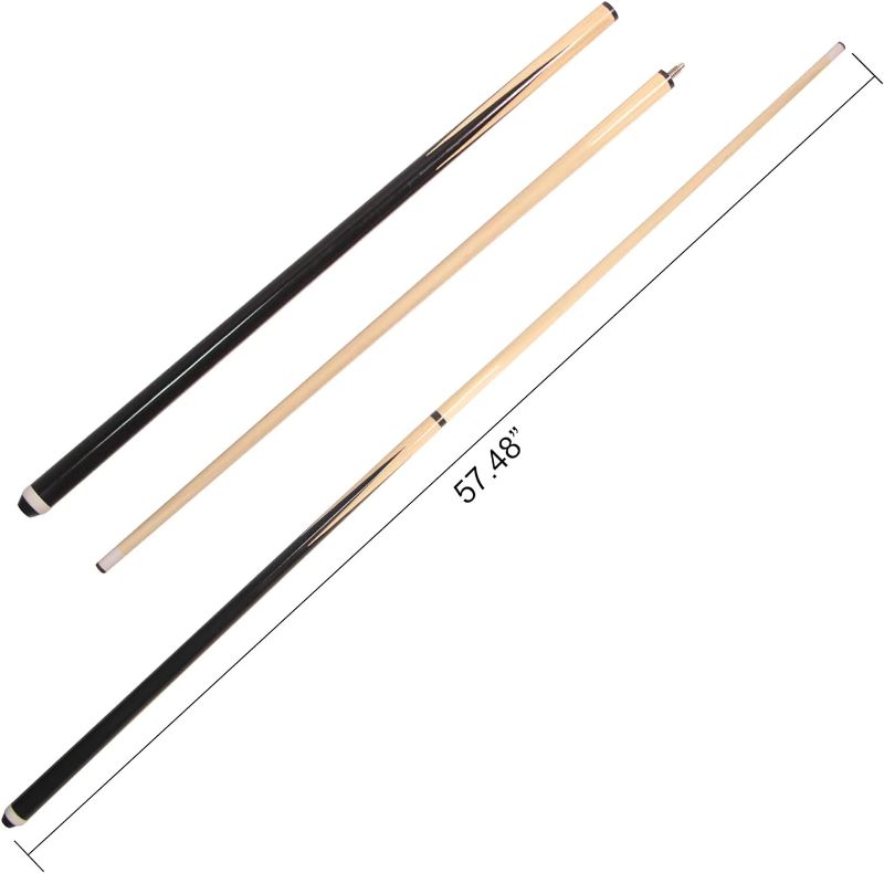 Photo 1 of 
ISPiRiTo Pool Cues 2-Piece 58 Inch House Bar Billiard Cue Sticks 19oz