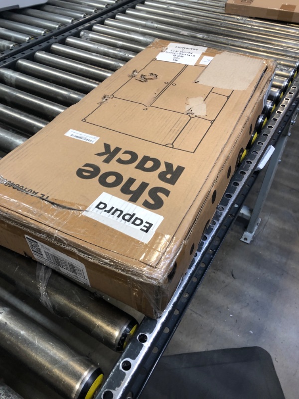 Photo 1 of Shoe Rack Organizer|6-Tier Shoe Cabinet Expandable Free Standing Shoe Rack (24x12x36 inches) Portable Shoes Organizer Covered Shoe Rack White,Shoe Rack with Door Handle for Bedroom & Entryway