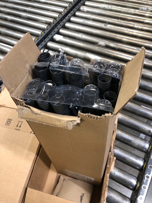 Photo 1 of Tigerden 10ft String Light Poles for Hard Surfaces, Light Poles for Outdoor String Light, Perfect for Garden, Backyard, and Patio Lighting Stand for Parties, Wedding - Matte Black Finish - 2 Pack 2 Pole for Hard Surfaces