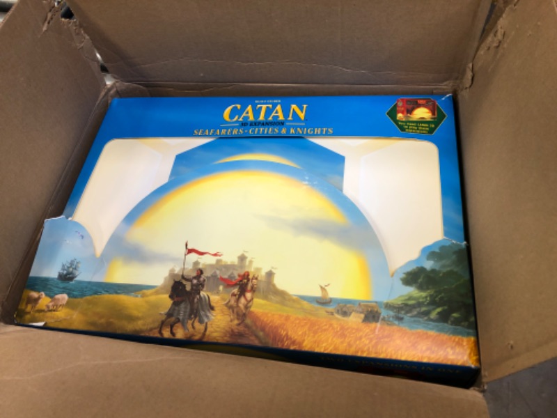 Photo 2 of CATAN 3D Edition Seafarers and Cities & Knights Board Game Expansion | Strategy Game | Family Game for Adults and Kids | Ages 12+ | 3-4 Players | Average Playtime 90 Minutes | Made Studio