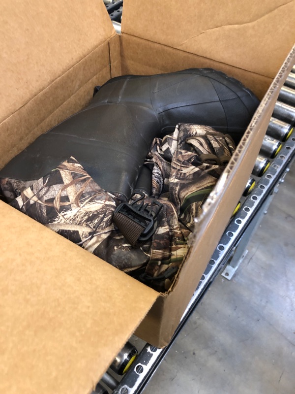 Photo 2 of 8 Fans Breathable Hunting Waders,1000G Insulation Boots with Removable Insulated Liner for Duck Hunting (Realtree Max5, 7-14) 10 Camo