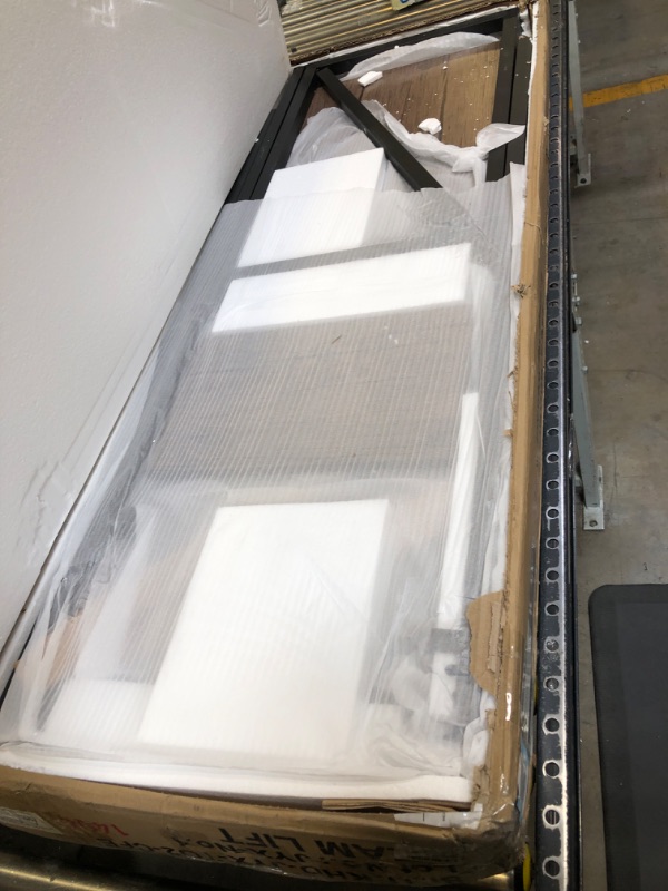 Photo 1 of VECELO L Shaped Computer Corner Desk with CPU Stand/PC Laptop Study Writing Table for Home Office Workstation Wood & Metal, 66 in, Coffee + Black Leg